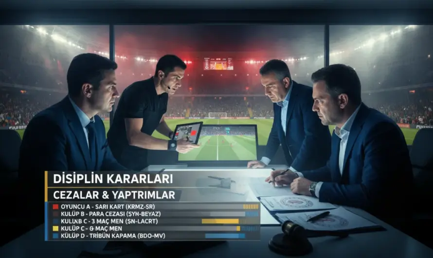 Türk Futbolunda Disiplin Bilançosu: Kulüplere Milyonluk Cezalar