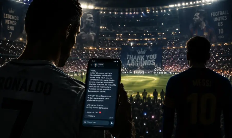 Futbolun İki Devi Arasındaki Tarihi Vedalaşma: Messi Gidiyor, Ronaldo Selamlıyor